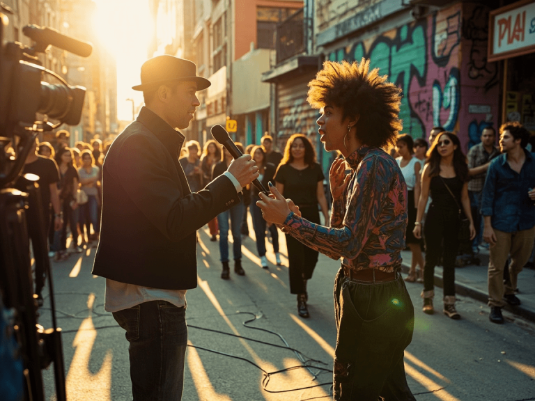 Street Interview Fox Behind the Scenes of a Viral Street Interview - Ezria Sloane's digital ...